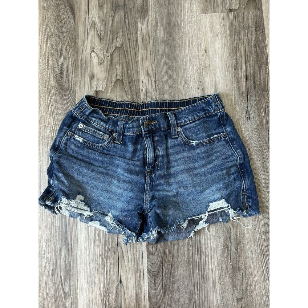 Aerie Distressed Denim Cutoff Shorts XS Y2K Beach Summer Vibe Boho Festival